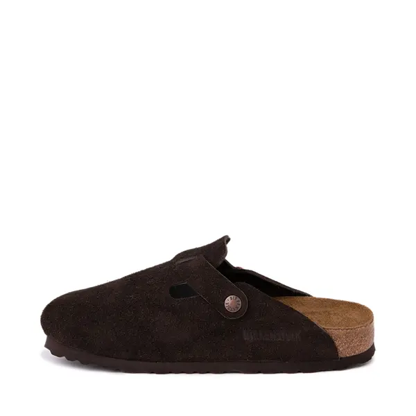 Женские сабо Birkenstock Boston с мягкой стелькой, цвет Mocha — фото 4