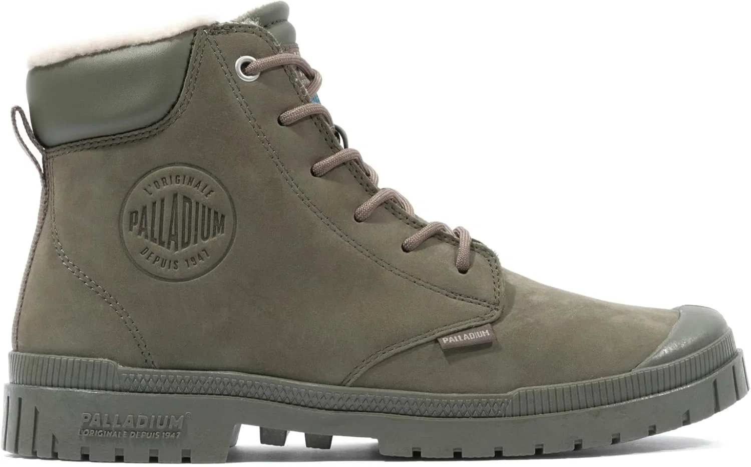 Ботинки унисекс Palladium Sp20 Cuff LTH Wp Wl, Green