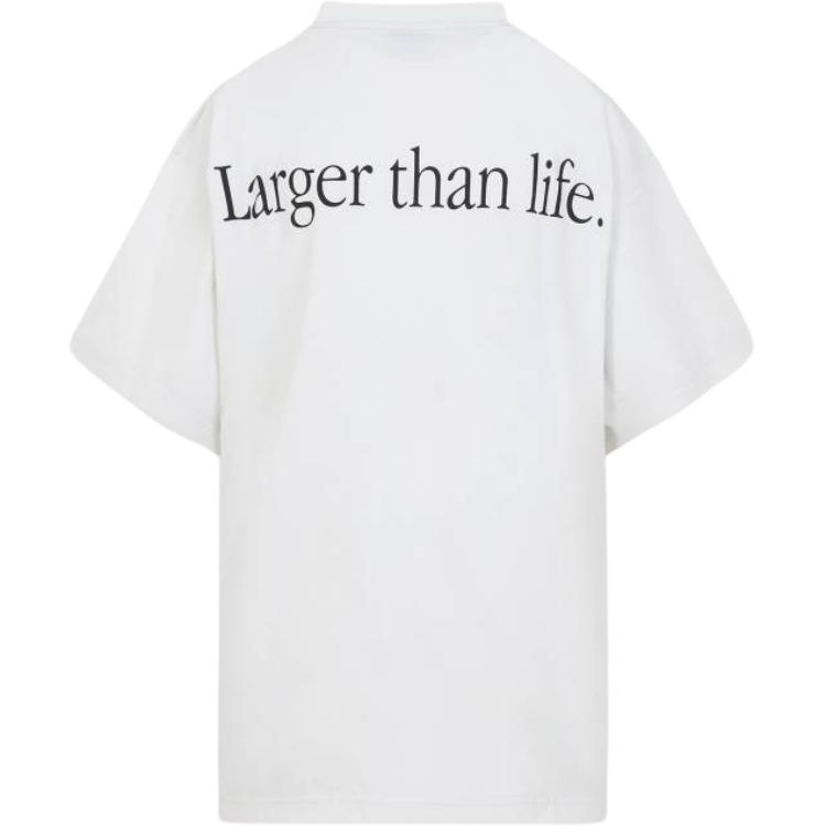 Графическая футболка с принтом Crewneck Balenciaga, белый — фото 2