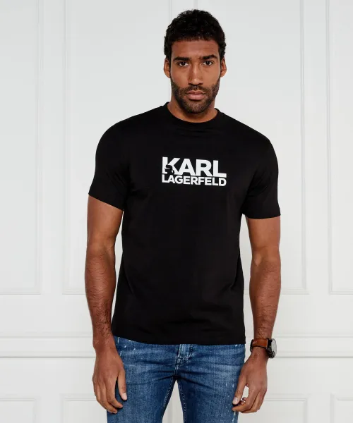 

Футболка Regular fit Karl Lagerfeld, черный
