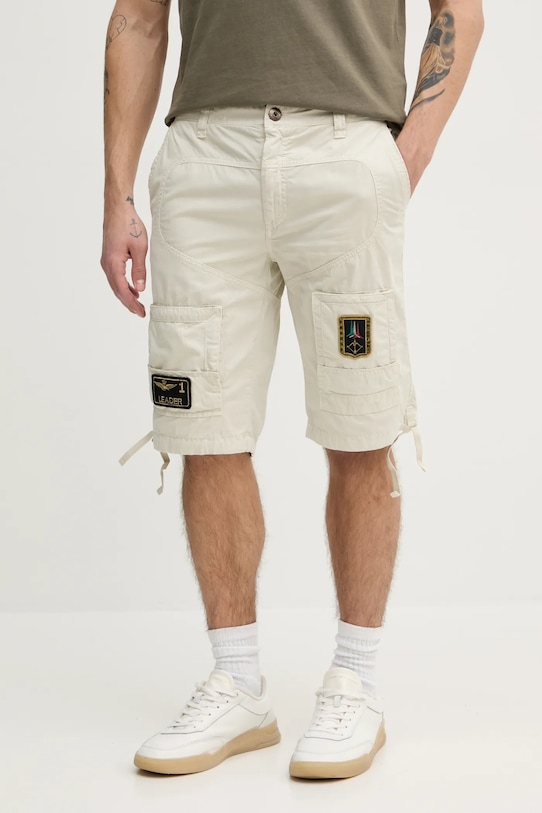 

Хлопковые шорты Aeronautica Militare, бежевый