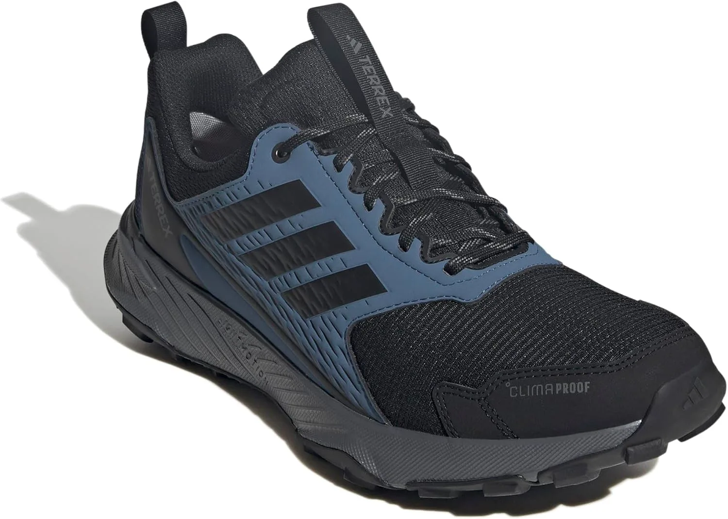 Мужские кроссовки Adidas Terrex Tracefinder 2 Climaproof для трейлраннинга, черный/оранжевый — фото 4