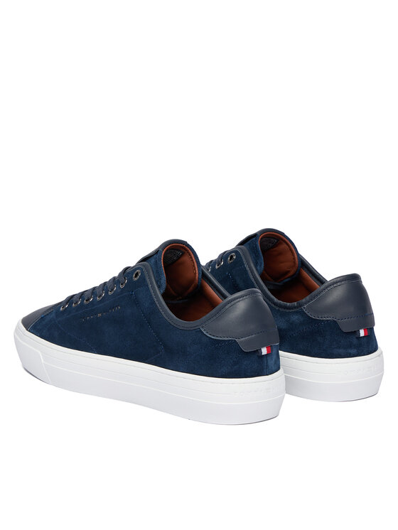 Кроссовки Premium Dress Leather Mix FM0FM05842 Tommy Hilfiger, синий — фото 3
