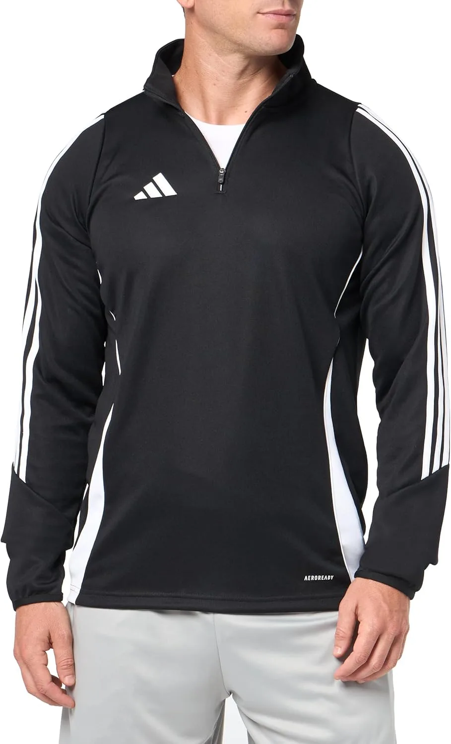 Мужская тренировочная футболка Adidas Tiro 24, черно-белый