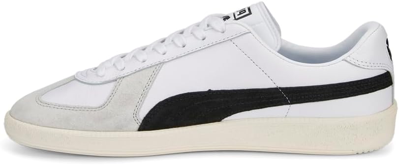 Мужские кроссовки PUMA Army Trainer на шнуровке повседневные - белые — фото 3