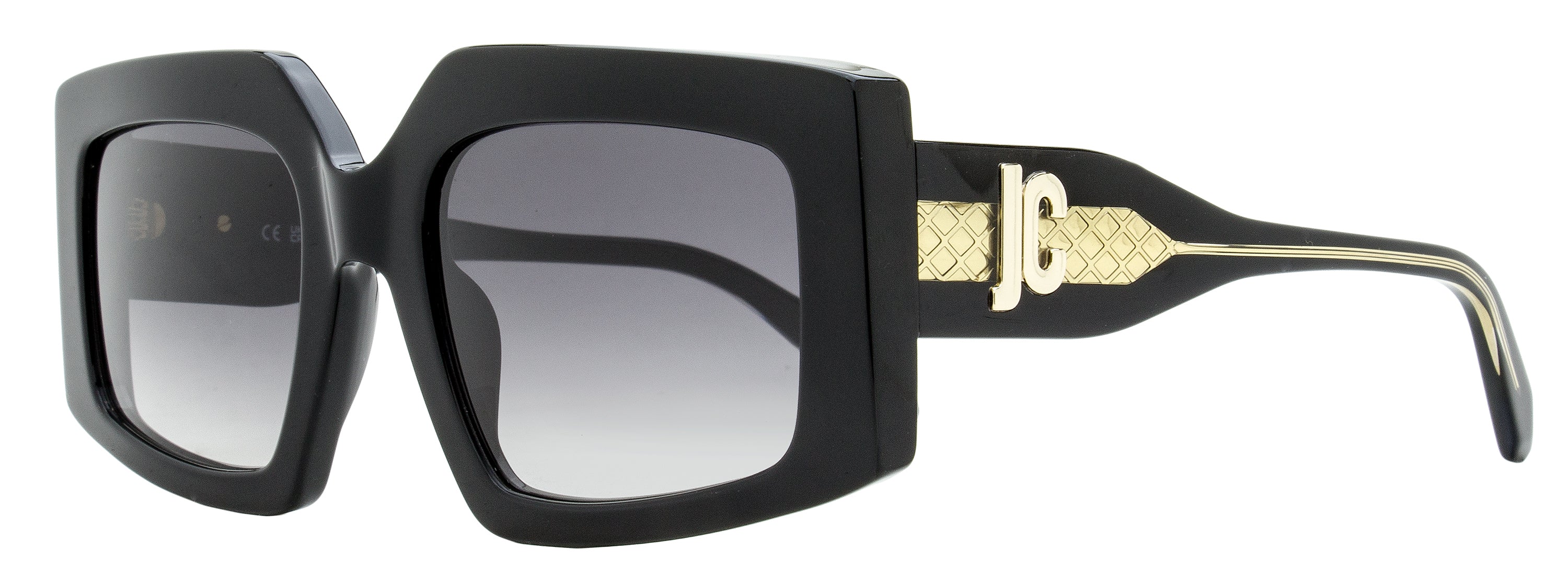 

Женские прозрачные солнцезащитные очки Just Cavalli Butterfly SJC020K 700V, черные, 54 мм