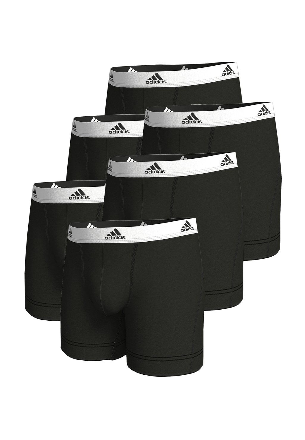 

Брюки MULTIPACKS 6ER PACKBASIC adidas Originals, цвет Mottled Black