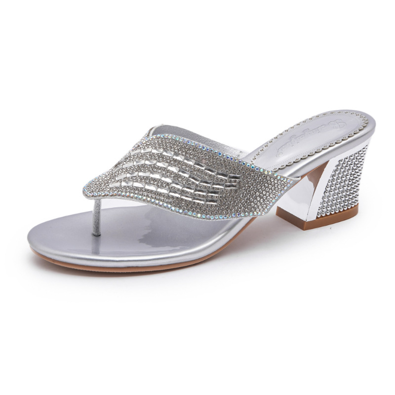 Шлепанцы женские CAOT, Silver