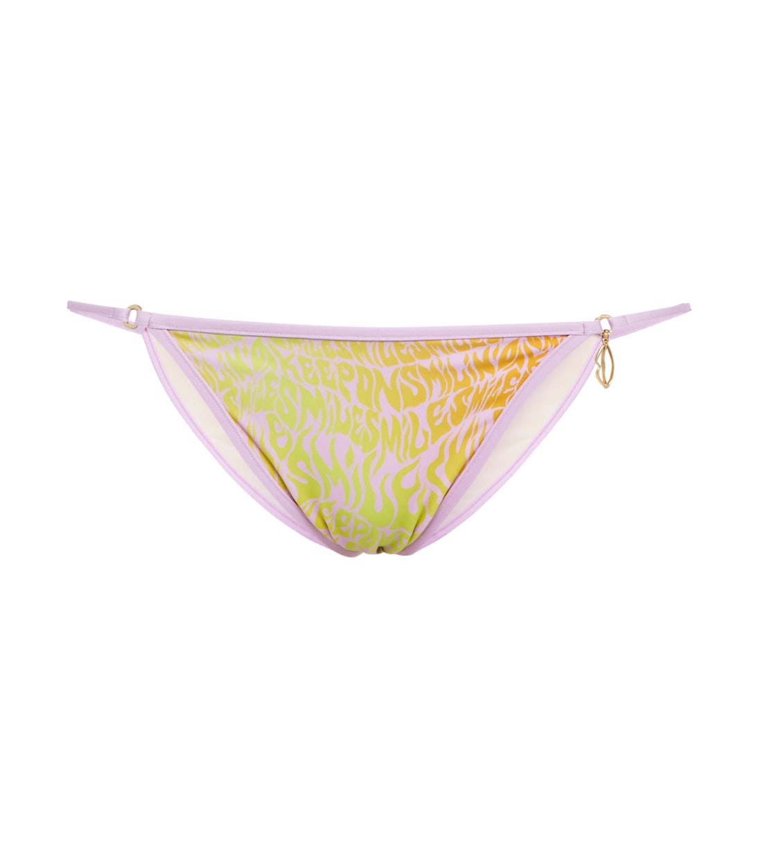 

Треугольные плавки-бикини с принтом Stella McCartney, Washed Out Fluoro