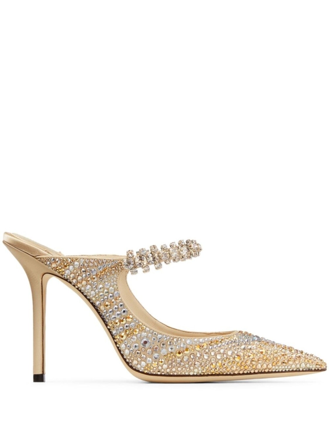 

Jimmy Choo 100-мм мюли Bing, золотистый