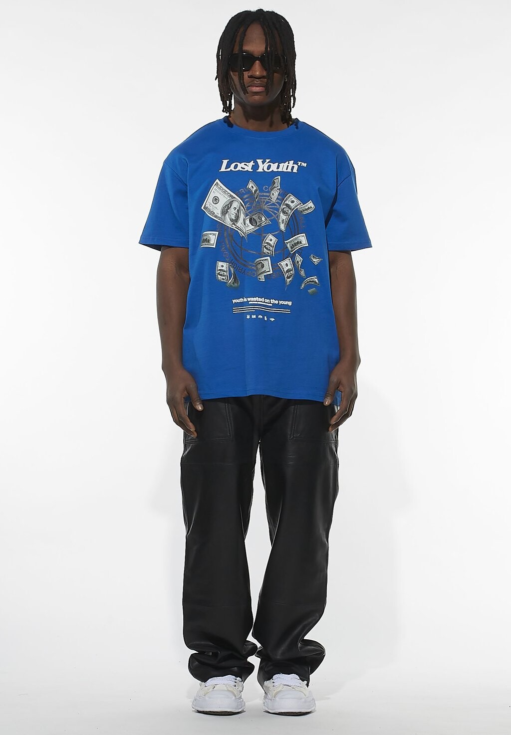 

Футболка с принтом Tee Money Lost Youth, цвет cobalt blue