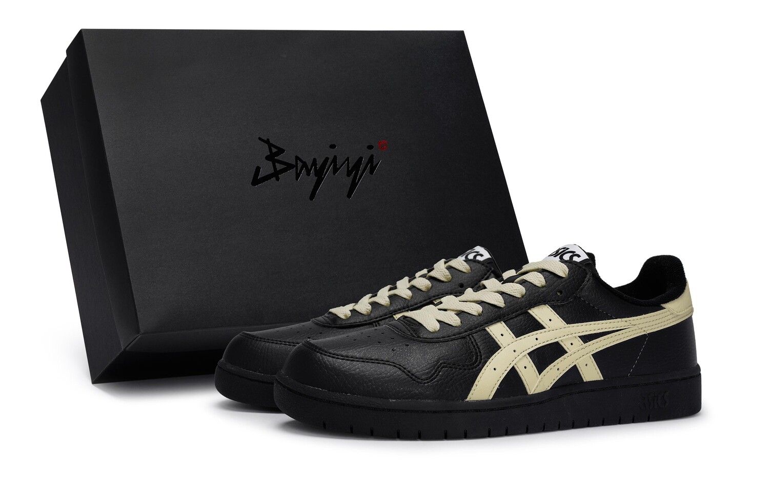 

Кеды, JAPAN S Скейтборд Обувь унисекс с низким верхом Rice Asics, цвет Black/Beige
