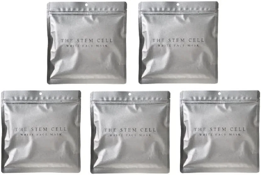 Маски для лица отбеливающие The Stem Cell White, 30 шт x 5 наборов