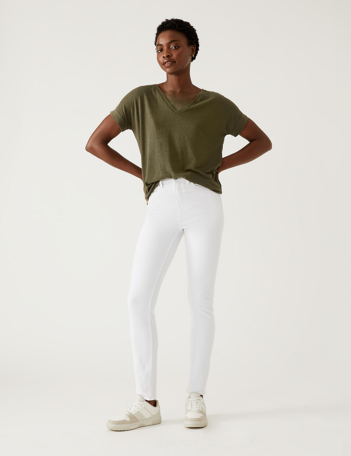 

Джинсы узкого кроя Lily из эластичной ткани Marks & Spencer