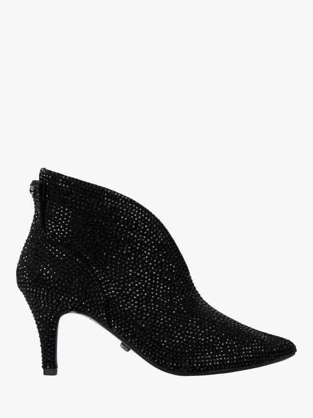 Flute Wide Fit ботинки из микро-замши с декоративными элементами Carvela, Black
