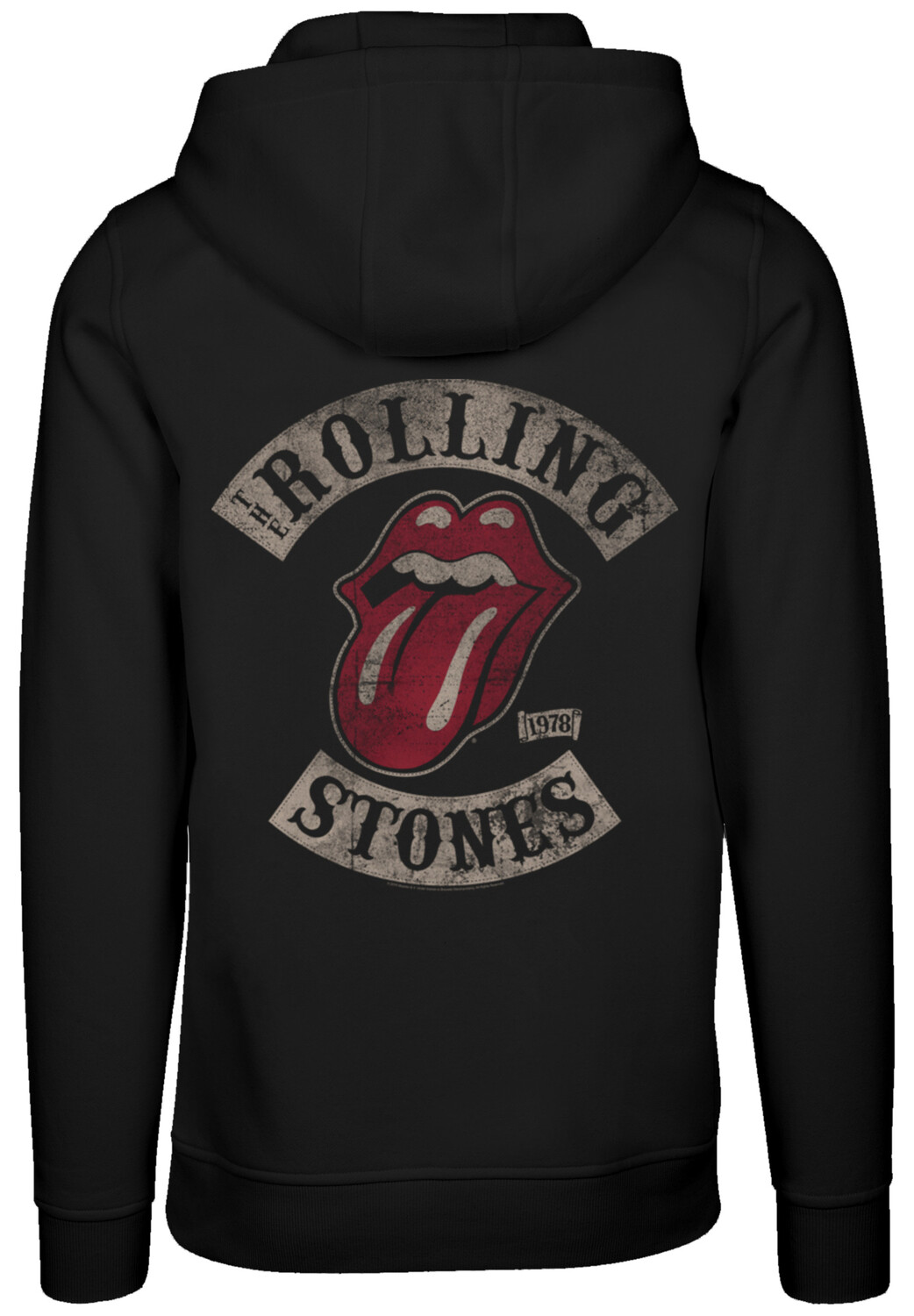 

Пуловер F4NT4STIC Hoodie The Rolling Stones Tour '78 PLUSSIZE, черный