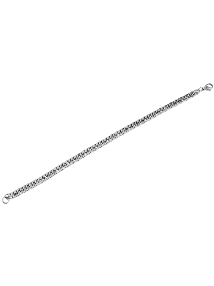 

Adeliás Браслет унисекс из нержавеющей стали, 19 см, серебристый