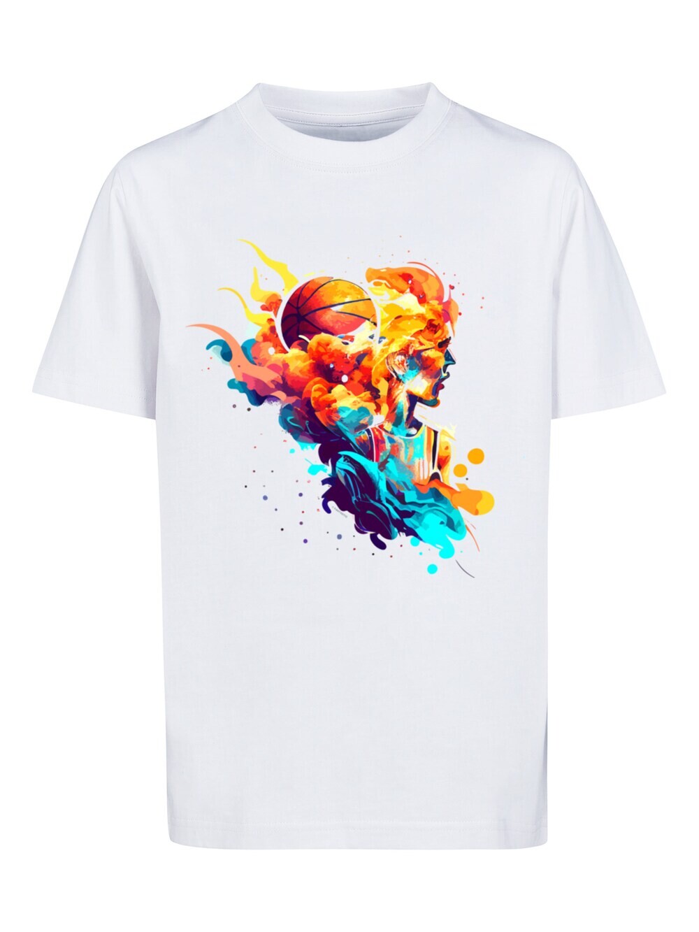 

Рубашка F4Nt4Stic Basketball Sports Collection - Abstract player, белый