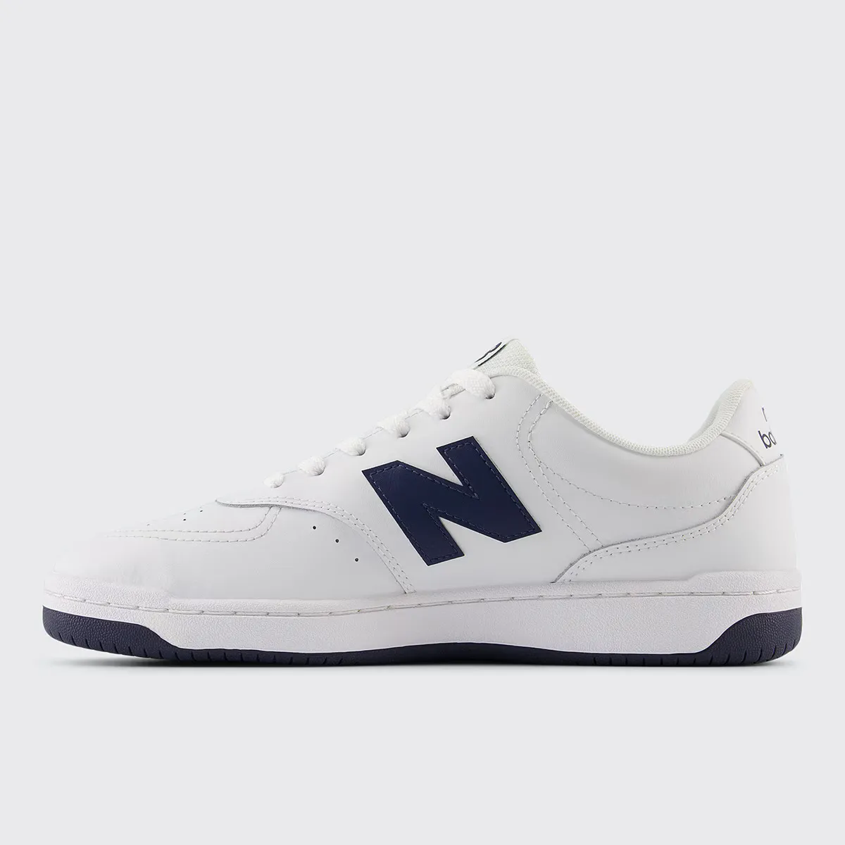 New Balance BB80 унисекс повседневные кроссовки, белый/темно-синий — фото 4