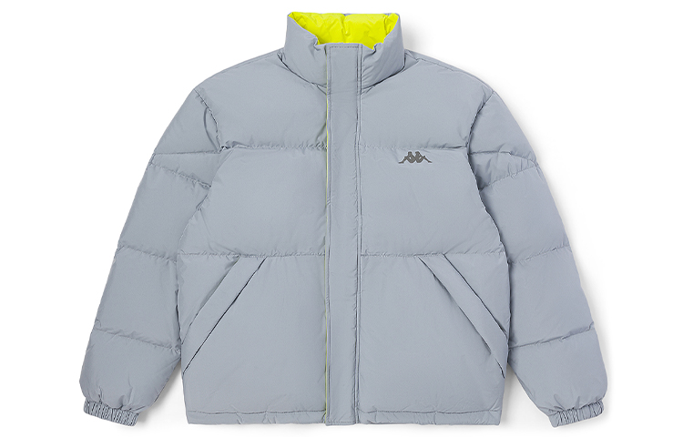 

Однотонный пуховик со стойкой Unisex Kappa, серый