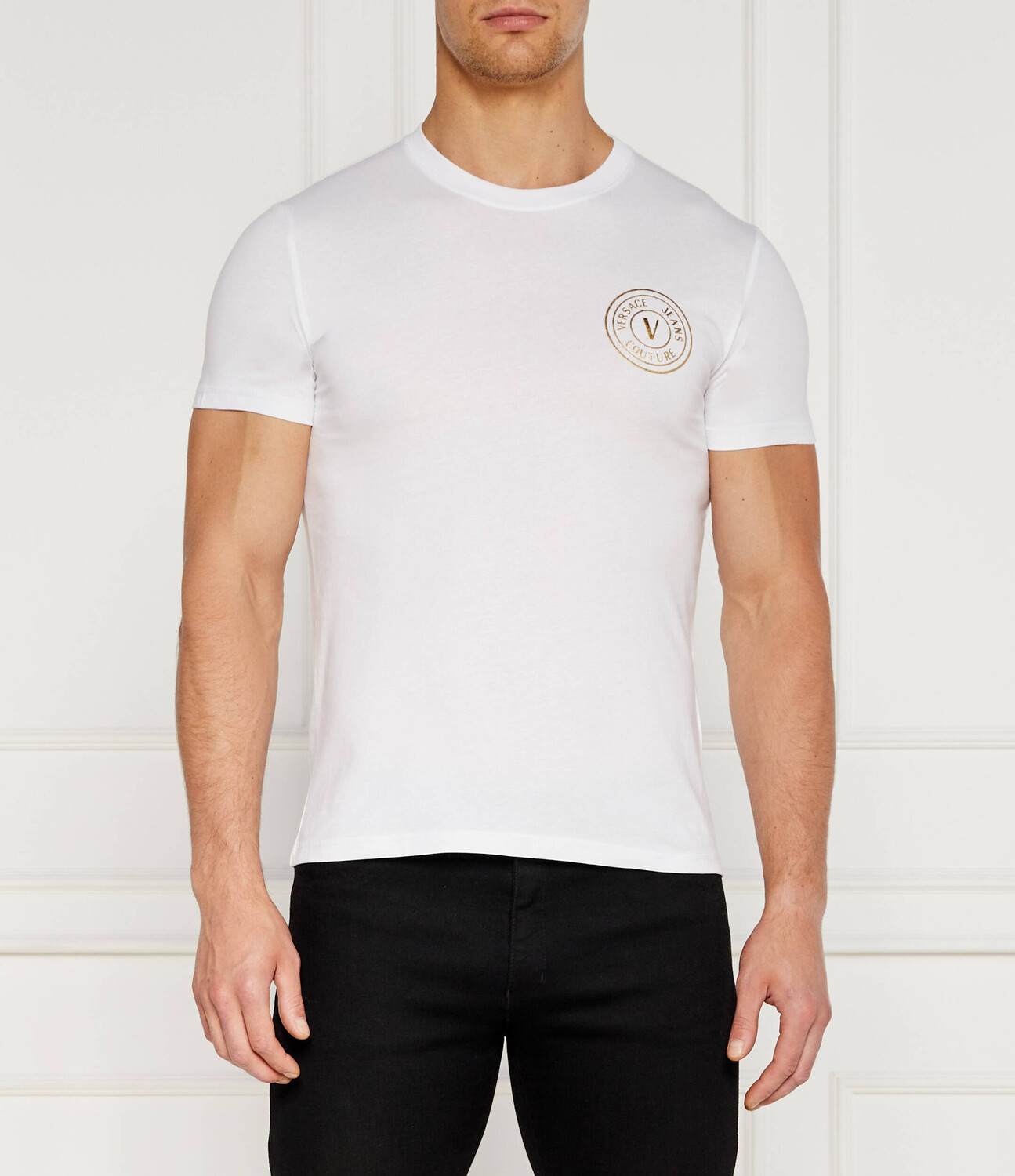 

Футболка Versace Jeans Couture Slim Fit, белый