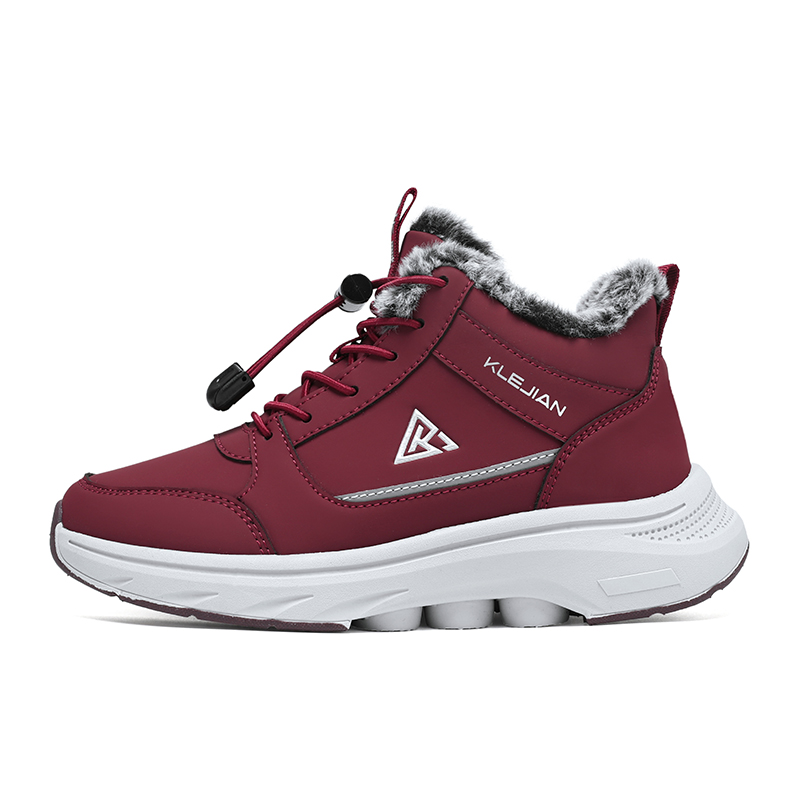 

Recreation Красные противоскользящие утепленные мид-топы унисекс, цвет Red