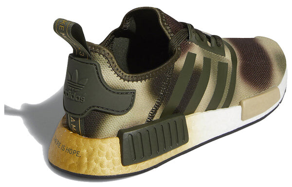Кроссовки star wars x nmd_r1 принцесса лея Adidas, зеленый — фото 3