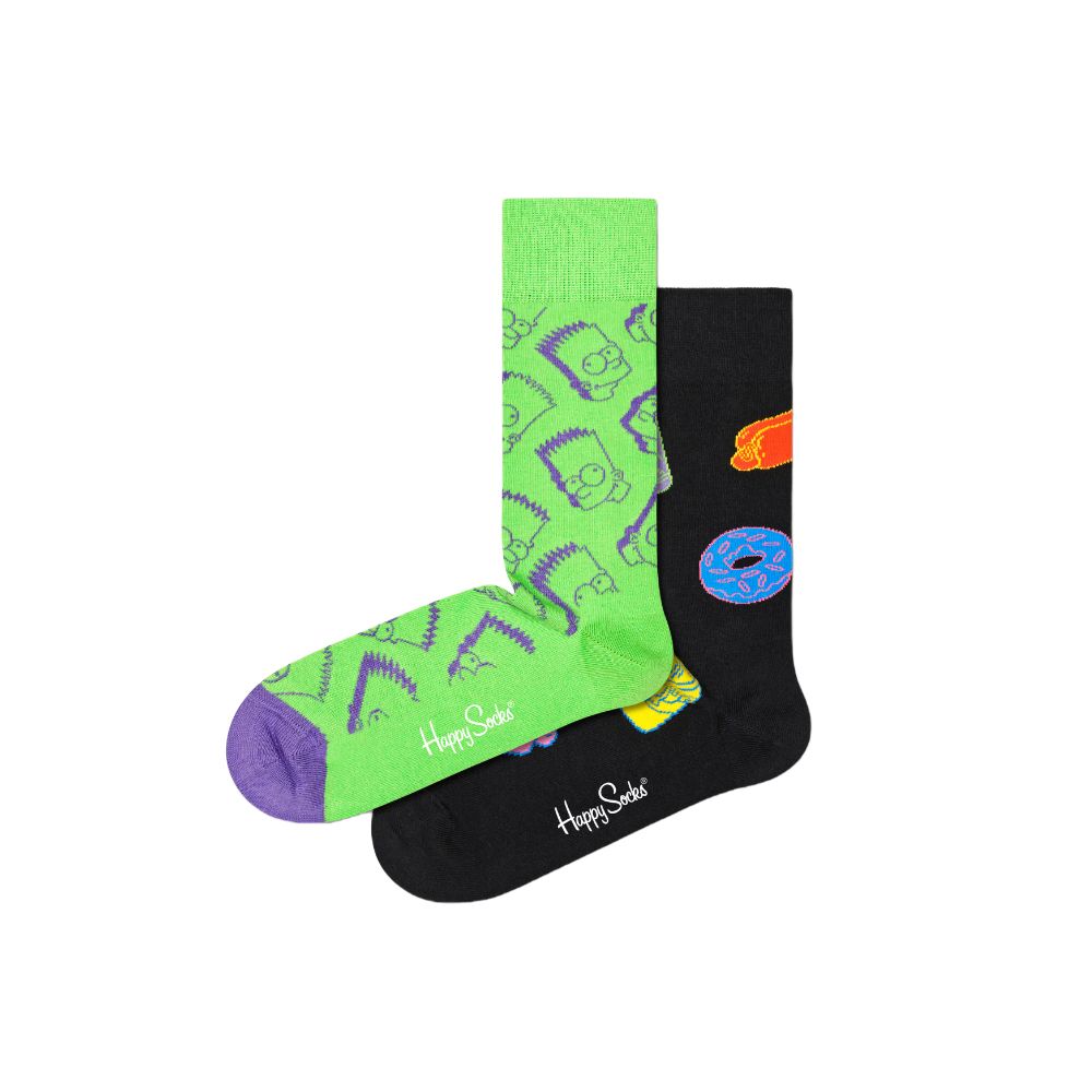 

Черный хлопковый носок Happy Socks