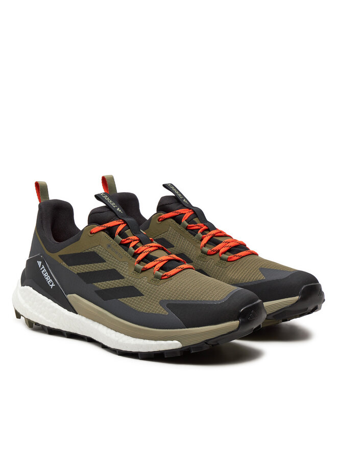 Треккинговые кроссовки Terrex Free Hiker 2.0 Low Gore-Tex IH3537 Adidas, зеленый — фото 2