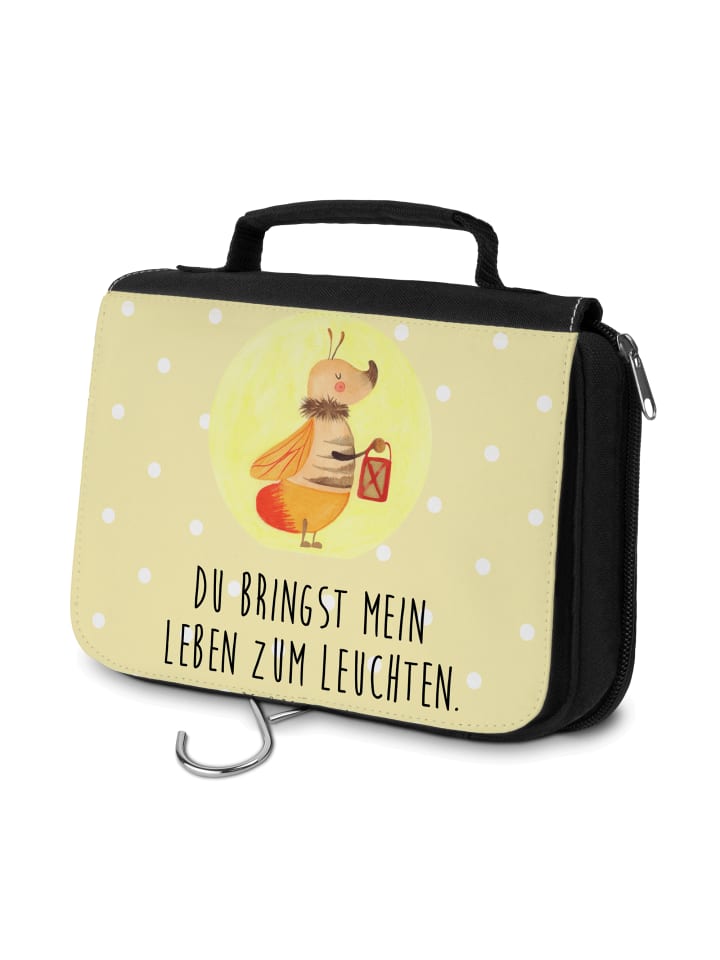 

Mr. & Mrs. Panda Косметичка «Светлячок» с надписью пастельно-желтого цвета