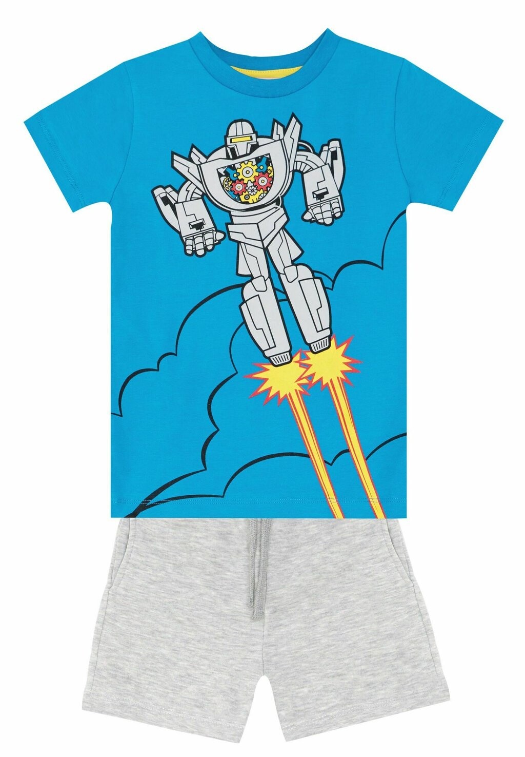 

Комплект одежды SET ROBOT Denokids, светло-голубой/серый