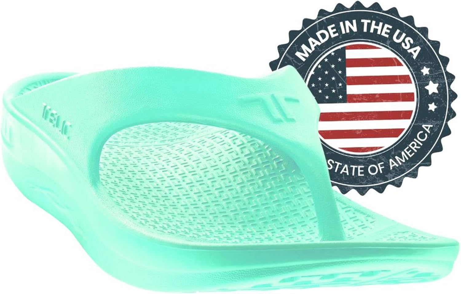 

Вьетнамки TELIC унисекс с поддержкой свода стопы, сделанные в США, мягкие, поддерживающие, легкие, водонепроницаемые, для пляжа и бассейна, Seafoam Pearl