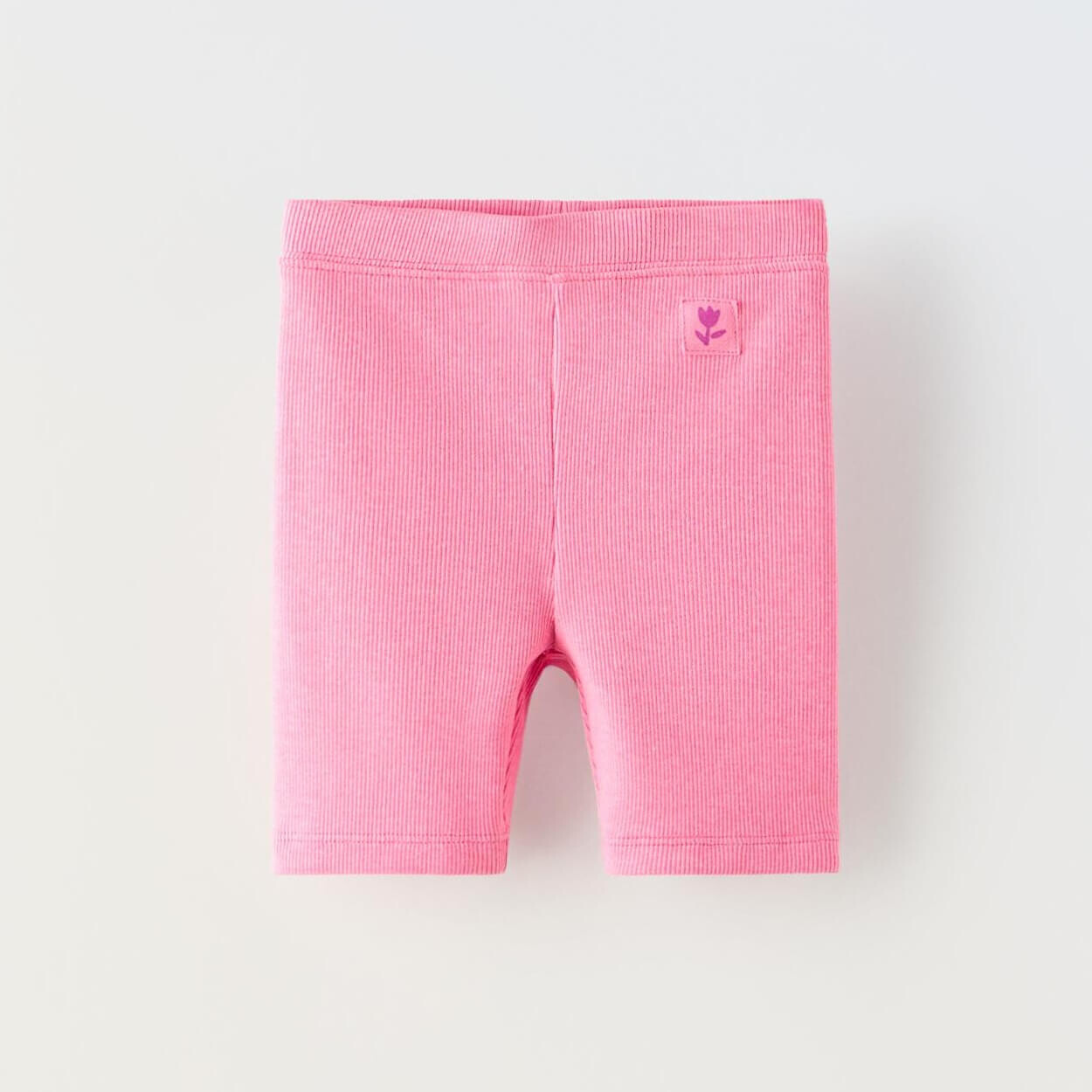 

Леггинсы Zara Summer Camp Ribbed Label, розовый