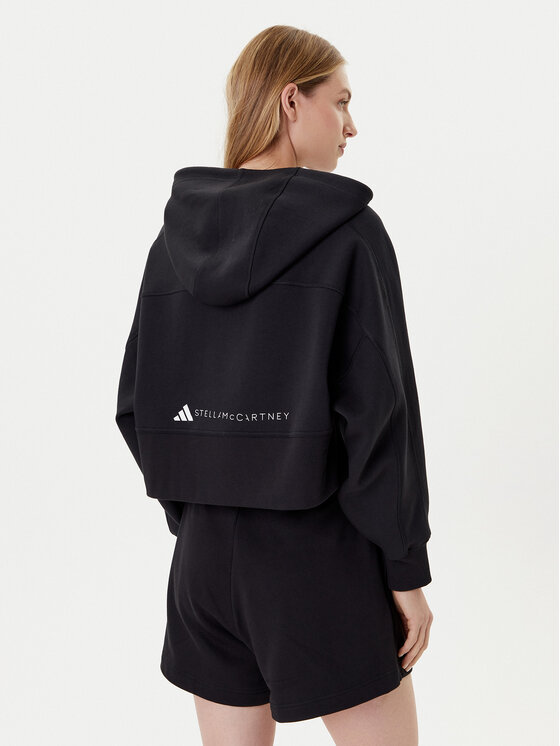 Свитшот loose fit JD8107 Adidas By Stella Mccartney, чёрный — фото 3