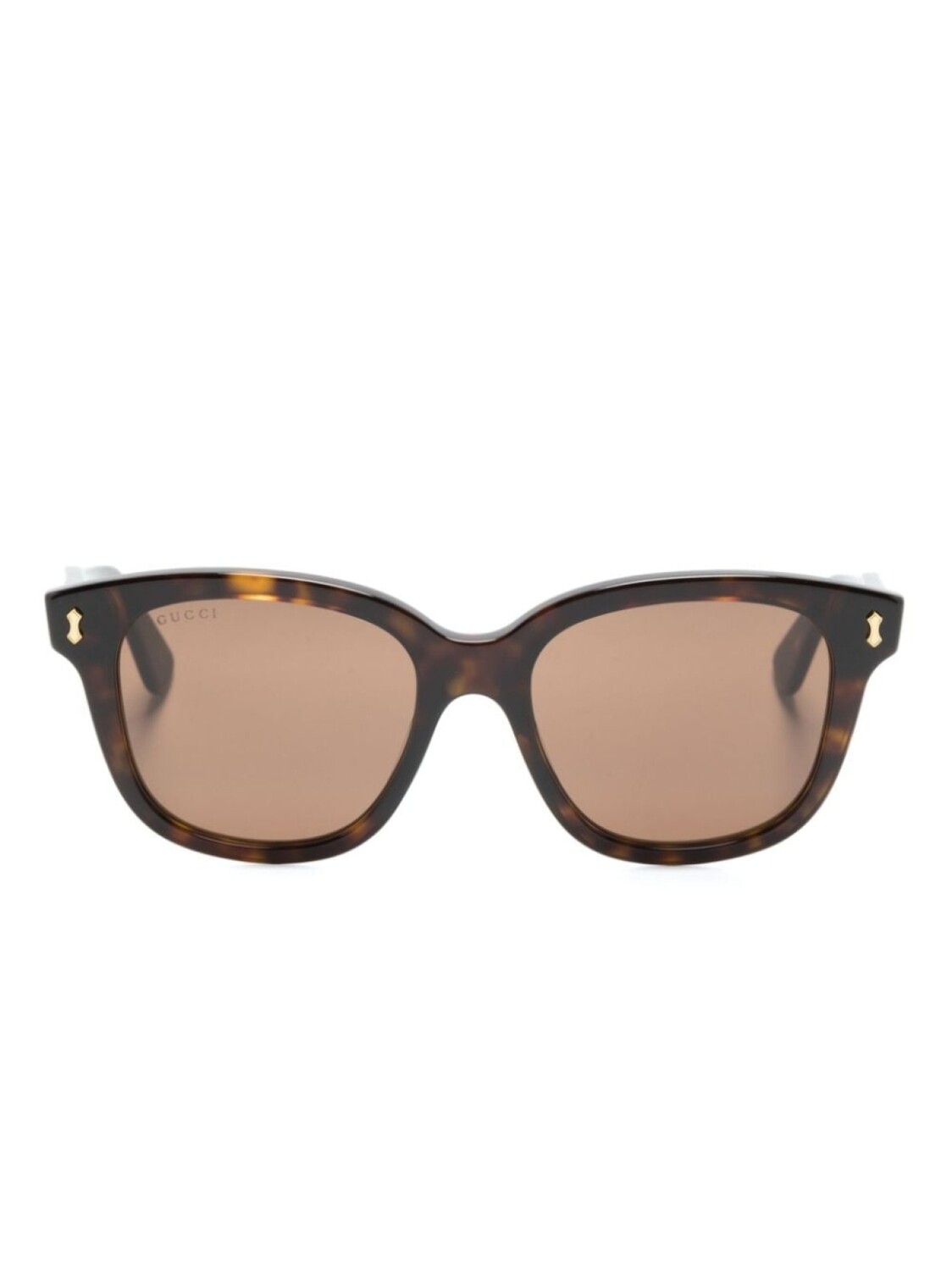 

Gucci Eyewear солнцезащитные очки GG1264S в квадратной оправе, коричневый