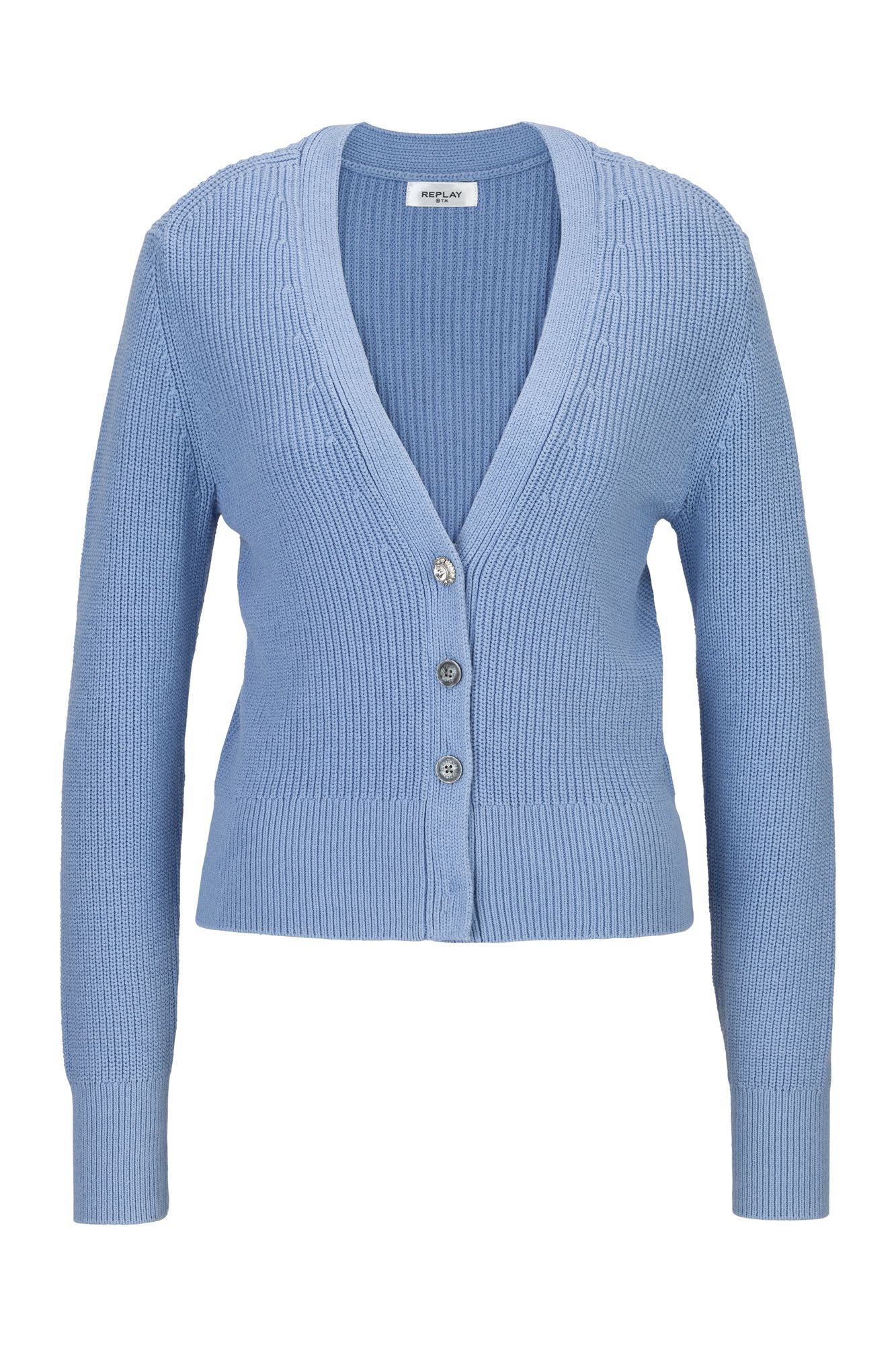 

Толстовка Replay Cardigan Comfort Cotton Blend 5 Gg, синий