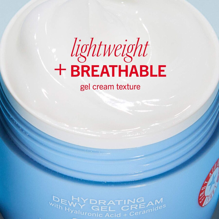 Крем для лица First Aid Beauty — Увлажняющий гель- с эффектом сияния, содержащий гиалуроновую кислоту и церамиды, 52 мл — фото 3