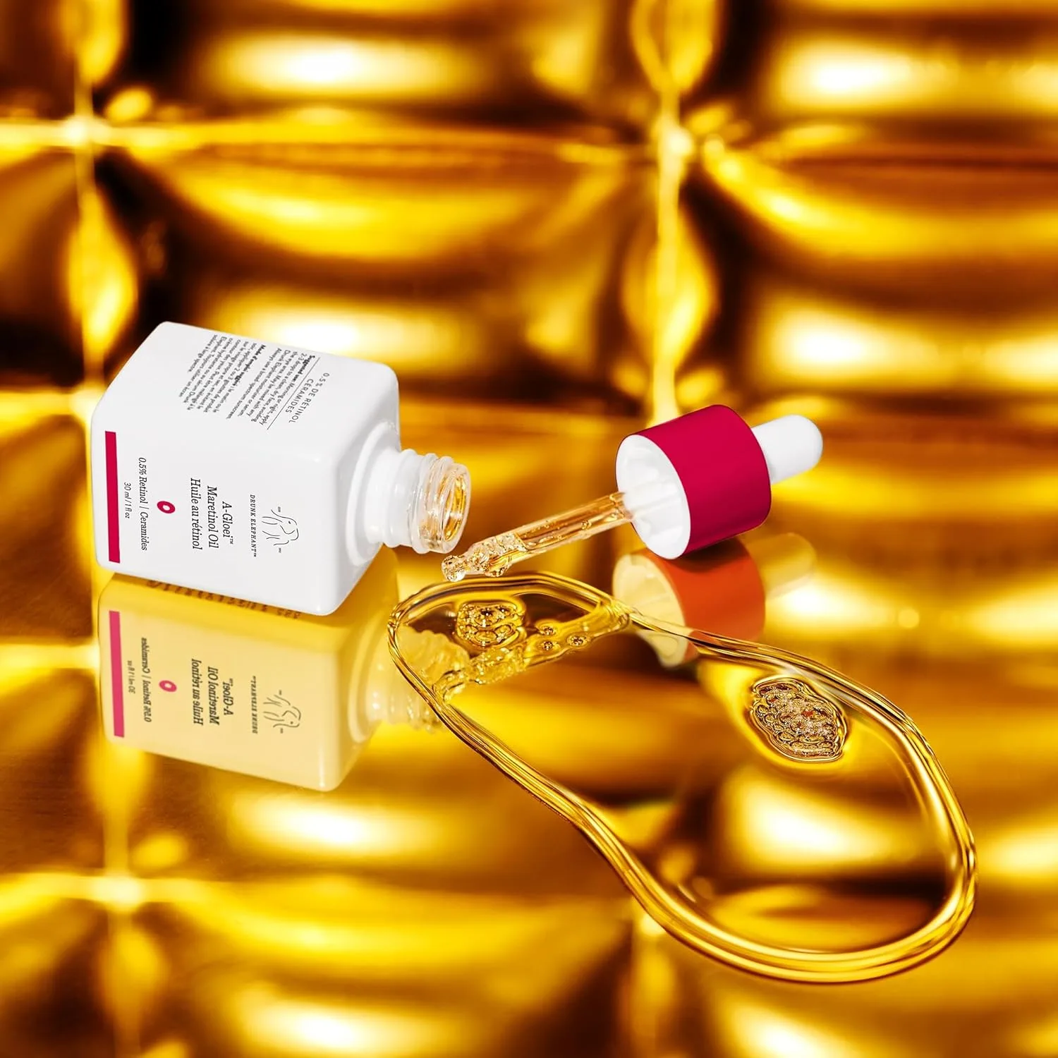 Масло для лица Drunk Elephant — A-Gloei Maretinol Oil - - нежное ретиноловое . %, 30 мл — фото 4