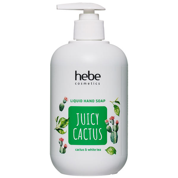 

Жидкое мыло для рук, 500 мл Hebe Cosmetics Juicy cactus cactus&white tea
