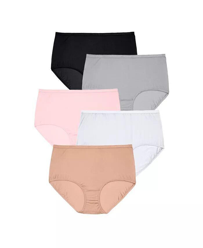 

Хлопковые трусы больших размеров (5 шт.) Comfort Choice, мультиколор