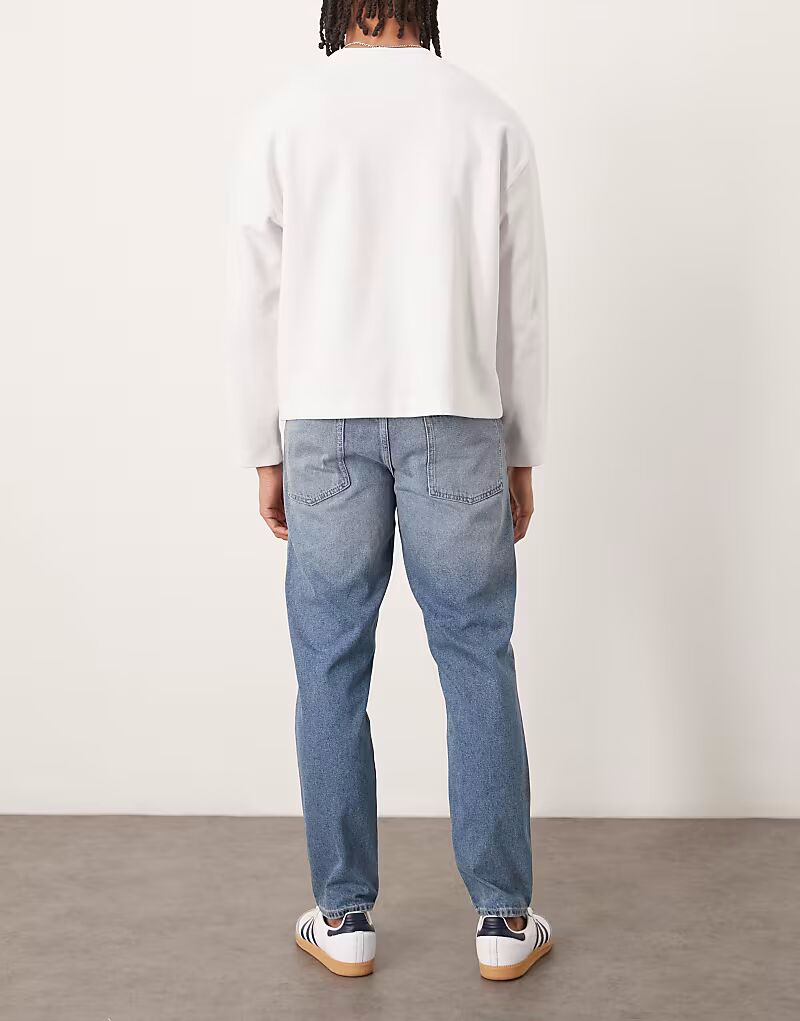 

Зауженные джинсы ASOS DESIGN светло-голубого цвета