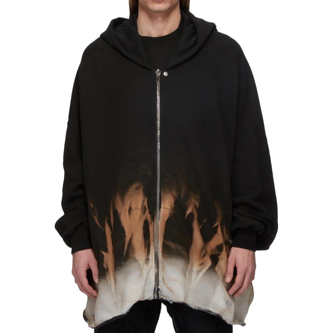 

Джумбо Питер худи на молнии Rick Owens DRKSHDW, черный