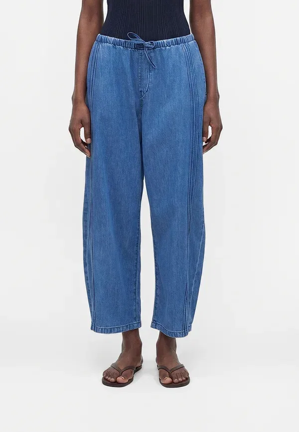 Джинсы Easy barrel camper relaxed fit Gap, средний индиго