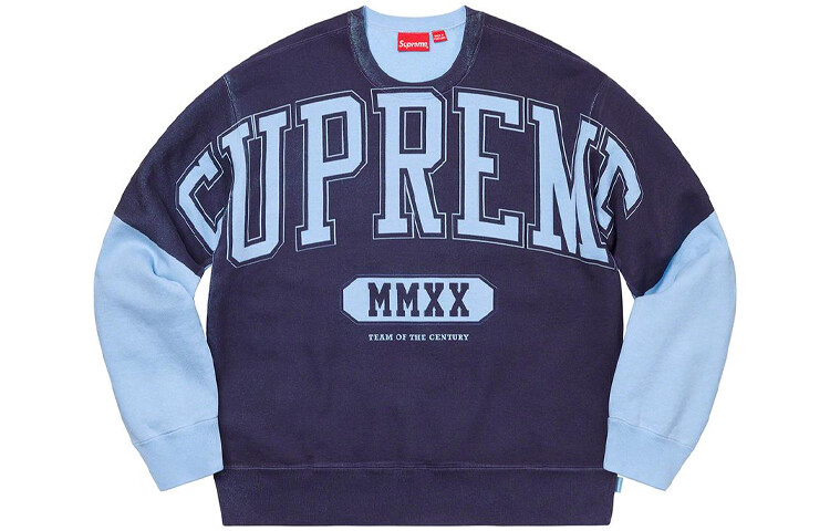 

Толстовка Supreme Overprint, синий