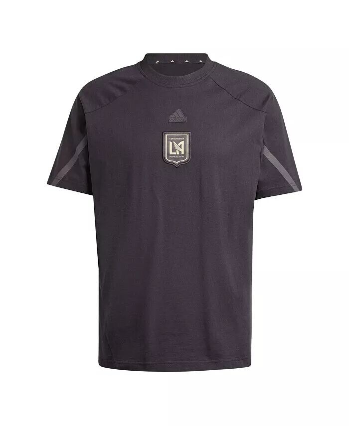 

Мужская черная футболка LAFC 2024 Travel Raglan adidas