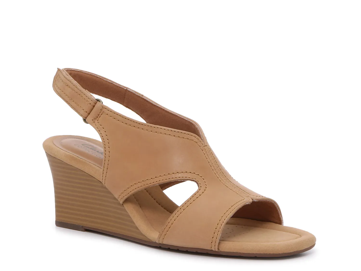 

Сандалии Kyarra Aster Wedge Sandal Clarks, цвет tan