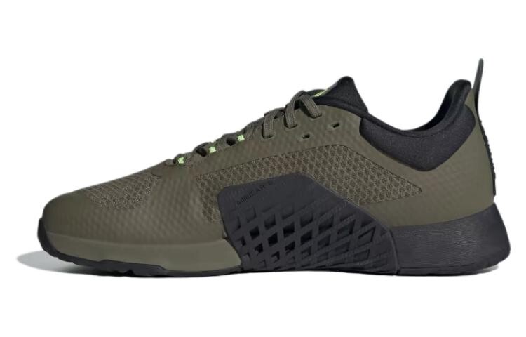 

Кроссовки adidas Dropset 2 Olive Strata Core Black Lucid Lemon, зеленый