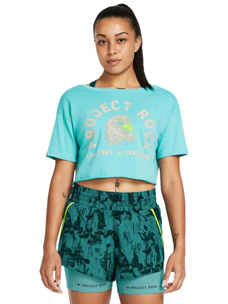 

Футболка Under Armour Pjt Rck Balance Graphic T, зеленый