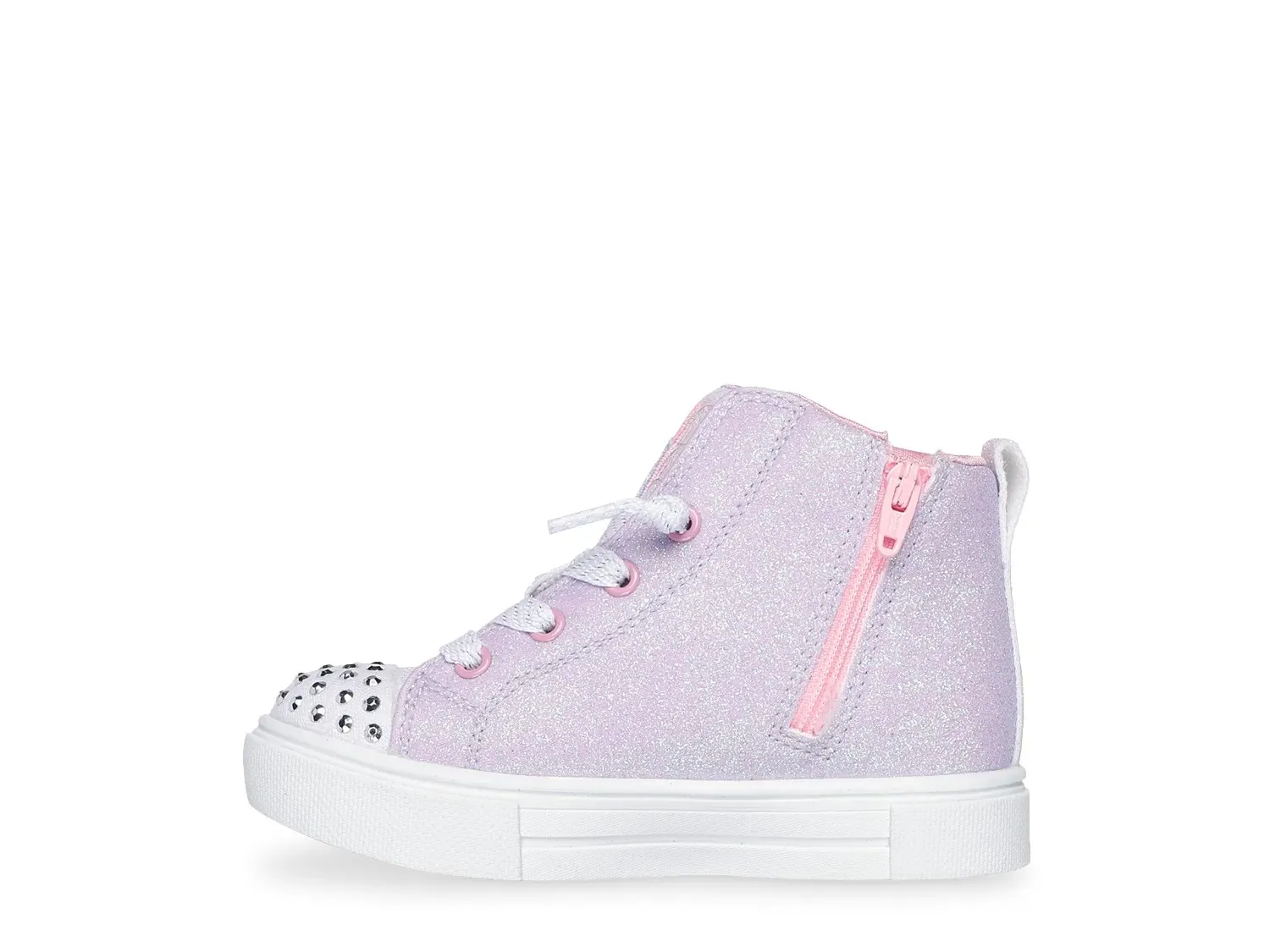 Кроссовки Skechers Twinkle Toes Twinkle Sparks Heart Pop — детские, светло-розовые — фото 2