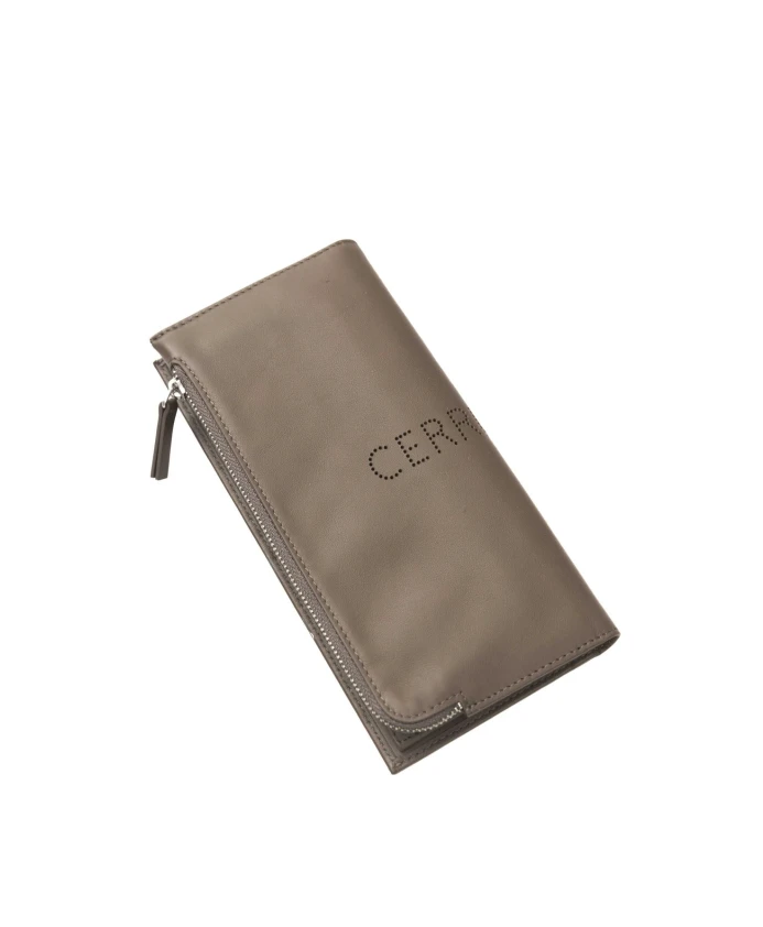 

Кожаный кошелек с логотипом спереди Cerruti 1881, коричневый